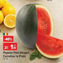 Carrefour Pepene Pată Neagră, Carrefour la Piață Ofertă