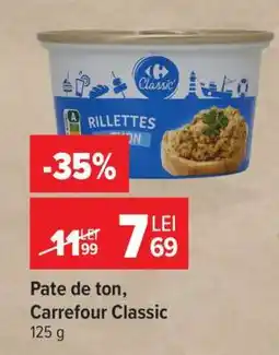 Carrefour Pate de ton Carrefour Classic Ofertă