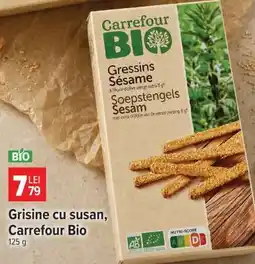 Carrefour Grisine cu susan Carrefour Bio Ofertă