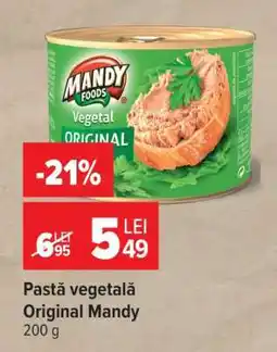 Carrefour Pastă vegetală Original Mandy Ofertă