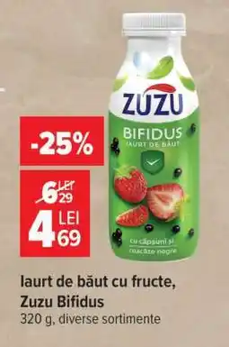 Carrefour Iaurt de băut cu fructe Zuzu Bifidus Ofertă