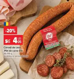 Carrefour Cârnați de casă Plin de Carne Elit Ofertă