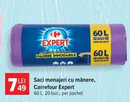 Carrefour Saci menajeri cu mânere Carrefour Expert Ofertă