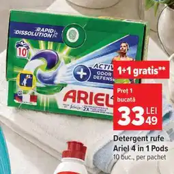 Carrefour Detergent rufe Ariel 4 in 1 Pods Ofertă
