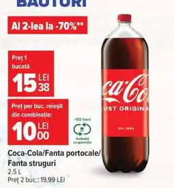Carrefour Coca-Cola/Fanta Portocale/Fanta Struguri Ofertă