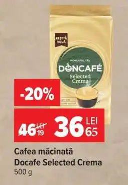 Carrefour Cafea măcinată Docafe Selected Crema Ofertă