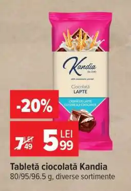 Carrefour Tabletă ciocolată Kandia Ofertă