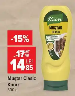 Carrefour Muștar Clasic Knorr Ofertă
