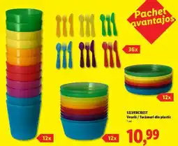Lidl SILVERCREST Veselá/Tacâmuri din plastic Ofertă