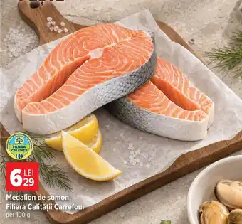 Medalion de somon, Filiera Calității Carrefour
