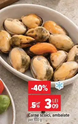 Carrefour Carne scoici, ambalate Ofertă