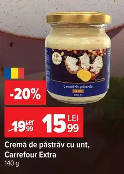 Carrefour Cremă de păstrăv cu unt, Carrefour Extra Ofertă