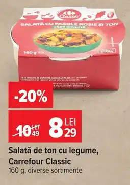 Carrefour Salată de ton cu legume, Carrefour Classic Ofertă