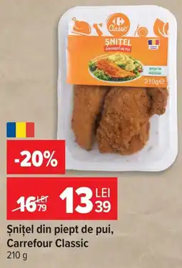 Carrefour Șniţel din piept de pui, Carrefour Classic Ofertă