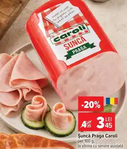 Carrefour Șuncă Praga Caroli Ofertă