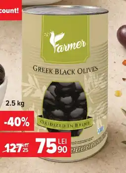 Carrefour Măsline negre Colossal, Farmer Ofertă