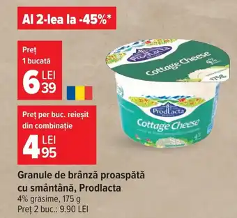 Carrefour Granule de brânză proaspătă cu smântână, Prodlacta Ofertă