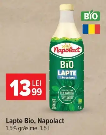 Carrefour Lapte Bio, Napolact Ofertă