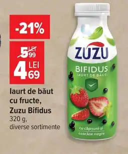 Carrefour laurt de băut cu fructe, Zuzu Bifidus Ofertă