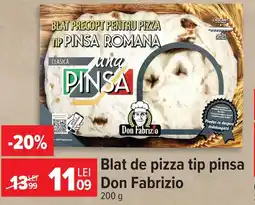 Carrefour Blat de pizza tip pinsa Don Fabrizio Ofertă
