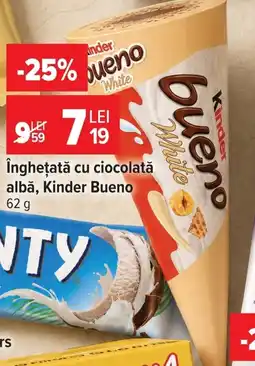 Carrefour Înghețată cu ciocolată albă, Kinder Bueno Ofertă