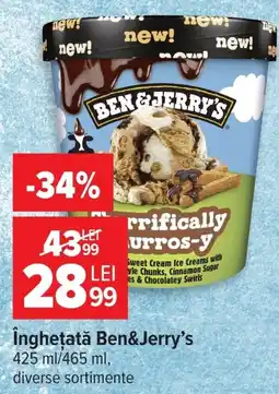 Carrefour Înghețată Ben&Jerry's Ofertă