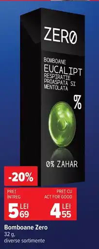 Carrefour Bomboane Zero Ofertă