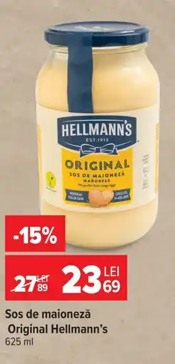 Carrefour Sos de maioneză Original Hellmann's Ofertă