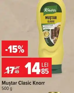 Carrefour Muştar Clasic Knorr Ofertă
