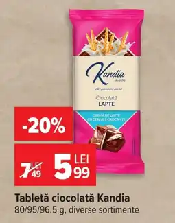 Carrefour Tabletă ciocolată Kandia Ofertă