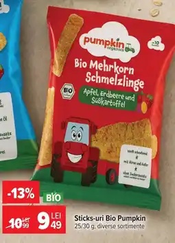 Carrefour Sticks-uri Bio Pumpkin Ofertă
