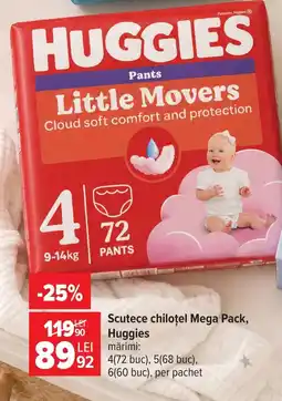 Carrefour Scutece chiloțel Mega Pack, Huggies Ofertă