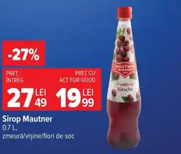 Carrefour Sirop Mautner Ofertă