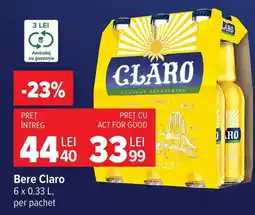 Carrefour Bere Claro Ofertă