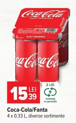 Carrefour Coca-Cola/Fanta Ofertă