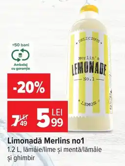 Carrefour Limonadǎ Merlins no1 Ofertă