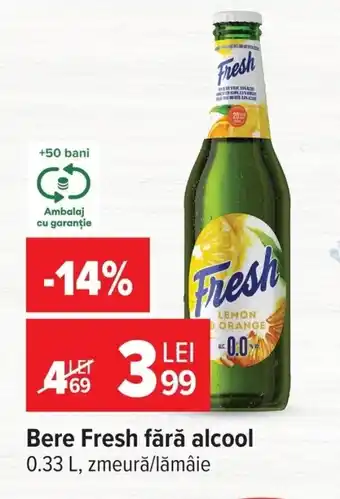 Carrefour Bere Fresh fără alcool Ofertă