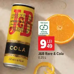 Carrefour J&B Rare & Cola Ofertă