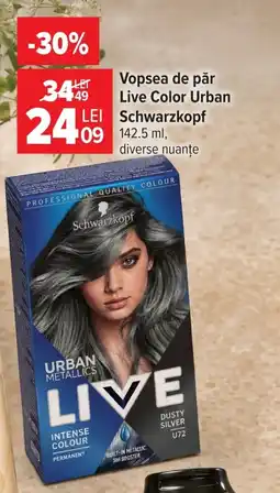 Carrefour Vopsea de păr Live Color Urban Schwarzkopf Ofertă