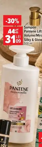 Carrefour Șampon Pantene Lift'NVolume/Miracles Silky & Glowing Ofertă