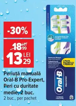 Carrefour Periută manuală Oral-B Pro-Expert, Peri cu duritate medie Ofertă