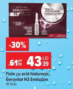 Carrefour Fiole cu acid hialuronic, Gerovital H3 Evolution Ofertă