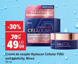 Carrefour Cremă de noapte Hyaluron Cellular Filler and Elasticity, Nivea Ofertă