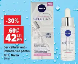 Carrefour Ser cellular anti- îmbătrânire pentru faţă, Nivea Ofertă
