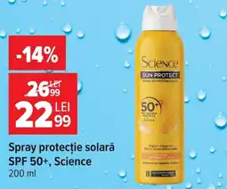Carrefour Spray protecție solară SPF 50+, Science Ofertă
