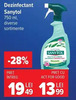 Carrefour Dezinfectant Sanytol Ofertă