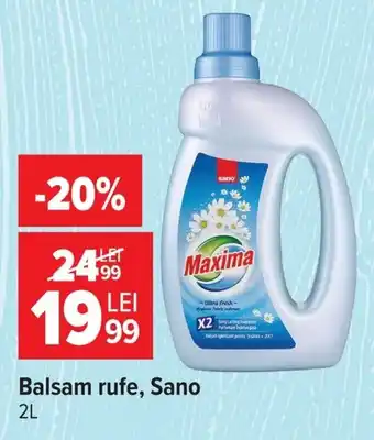 Carrefour Balsam rufe, Sano Ofertă