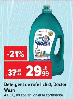 Carrefour Detergent de rufe lichid, Doctor Wash Ofertă