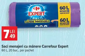 Carrefour Saci menajeri cu mânere Carrefour Expert Ofertă