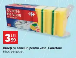 Carrefour Bureți cu caneluri pentru vase, Carrefour Ofertă